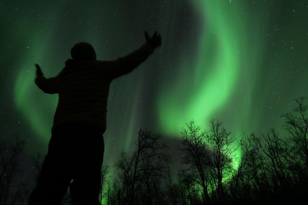 Máttaráhkká Northern Light Lodge Kiruna Esterno foto