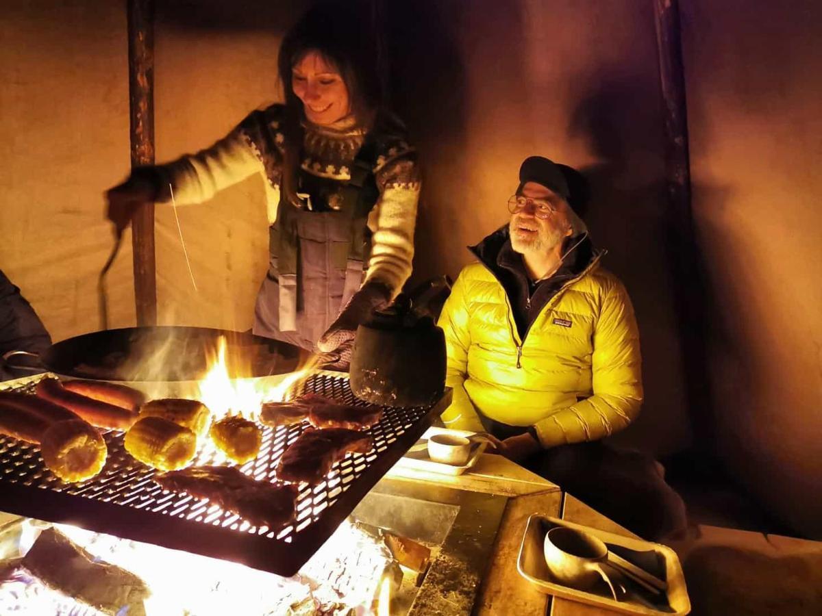 Máttaráhkká Northern Light Lodge Kiruna Esterno foto