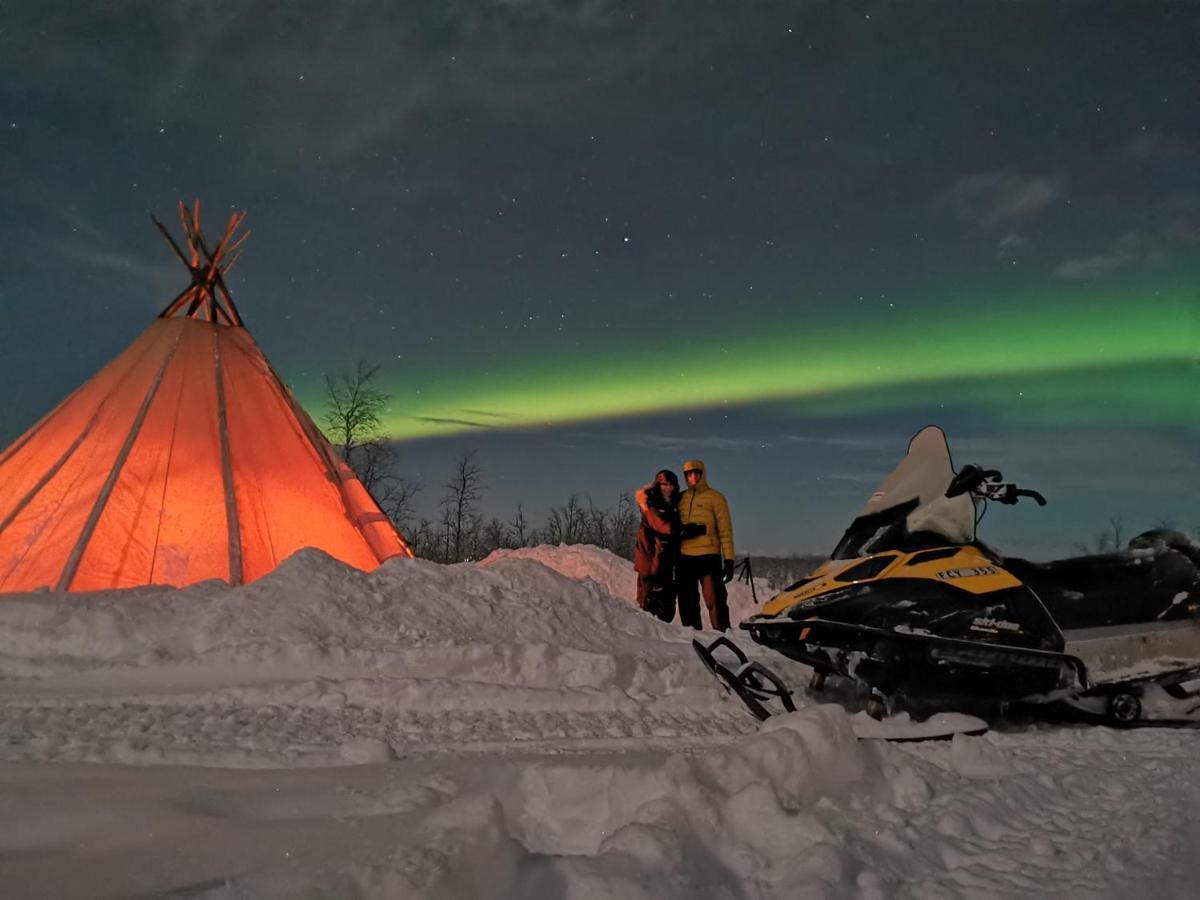 Máttaráhkká Northern Light Lodge Kiruna Esterno foto